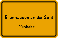 Straßen in Ettenhausen an der Suhl Pferdsdorf
