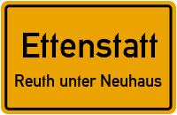 Straßen in Ettenstatt Reuth unter Neuhaus