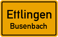 Busenbacher Straße in EttlingenBusenbach