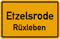 Straßen in Etzelsrode Rüxleben