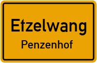 Straßenverzeichnis Etzelwang Penzenhof
