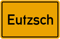 Ortsschild von Gemeinde Eutzsch in Sachsen-Anhalt