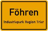 Europa-Allee in FöhrenIndustriepark Region Trier