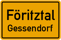 Gessendorfer Straße in FöritztalGessendorf