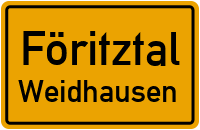 Weidhäuser Höhe in FöritztalWeidhausen