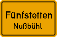 Straßenverzeichnis Fünfstetten Nußbühl