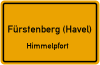 Stolpseestraße in Fürstenberg (Havel)Himmelpfort