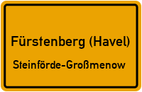 Großmenower Str. in Fürstenberg (Havel)Steinförde-Großmenow
