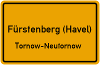 Neutornower Straße in Fürstenberg (Havel)Tornow-Neutornow