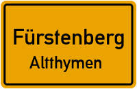 Damshöher Weg in 16798 Fürstenberg (Altthymen)