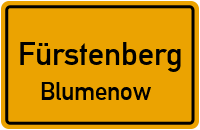 Kirschenallee in FürstenbergBlumenow