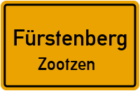 Buchengartenweg in FürstenbergZootzen