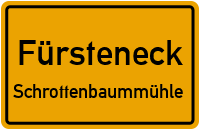 Straßen in Fürsteneck Schrottenbaummühle