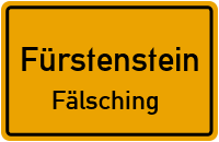 Straßen in Fürstenstein Fälsching