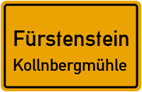 Straßen in Fürstenstein Kollnbergmühle