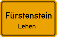 Straßen in Fürstenstein Lehen