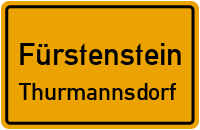 Straßen in Fürstenstein Thurmannsdorf