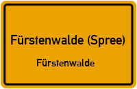 Grenzstraße in Fürstenwalde (Spree)Fürstenwalde