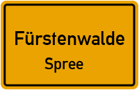 City Sign Fürstenwalde / Spree