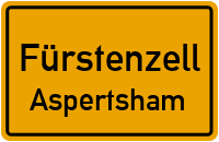 Straßenverzeichnis Fürstenzell Aspertsham