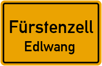 Straßenverzeichnis Fürstenzell Edlwang
