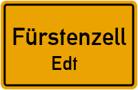 Straßenverzeichnis Fürstenzell Edt