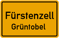 Straßenverzeichnis Fürstenzell Grüntobel