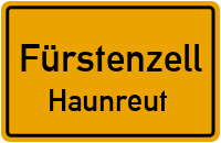 Straßenverzeichnis Fürstenzell Haunreut