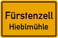 Straßenverzeichnis Fürstenzell Hieblmühle