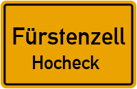 Straßenverzeichnis Fürstenzell Hocheck