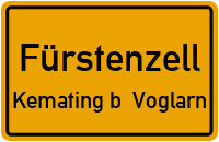 Straßenverzeichnis Fürstenzell Kemating b. Voglarn