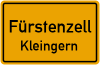 Straßenverzeichnis Fürstenzell Kleingern