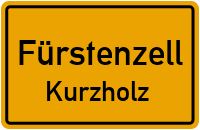 Straßenverzeichnis Fürstenzell Kurzholz