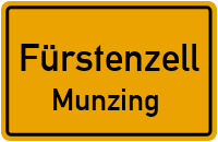 Straßenverzeichnis Fürstenzell Munzing