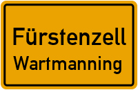 Straßenverzeichnis Fürstenzell Wartmanning