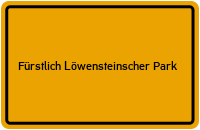 Höhenweg in Fürstlich Löwensteinscher Park