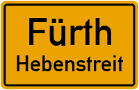 Straßenverzeichnis Fürth Hebenstreit