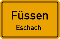 Abt-Hafner-Straße in FüssenEschach