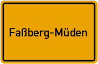 Ortsschild Faßberg-Müden