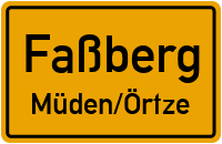 Alte Dorfstraße in FaßbergMüden/Örtze