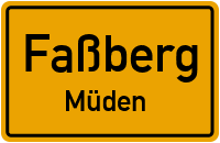 Forstweg in FaßbergMüden
