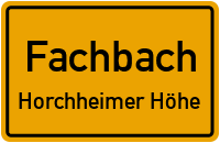 Koblenzer Straße in FachbachHorchheimer Höhe