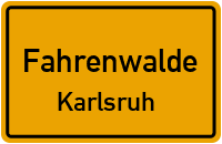 Karlsruh in 17309 Fahrenwalde (Karlsruh)