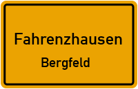 Straßenverzeichnis Fahrenzhausen Bergfeld