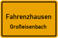 Ziegelbergstraße in FahrenzhausenGroßeisenbach