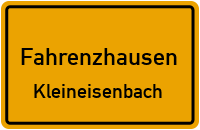 Straßenverzeichnis Fahrenzhausen Kleineisenbach