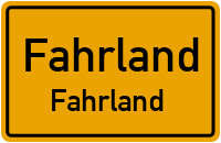 Straßen in Fahrland Fahrland