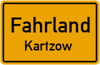 Straßen in Fahrland Kartzow