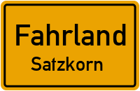 Straßen in Fahrland Satzkorn