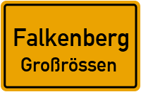 Nordstraße in FalkenbergGroßrössen